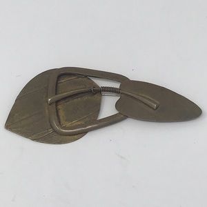 Baer SF Brooch vintage brass